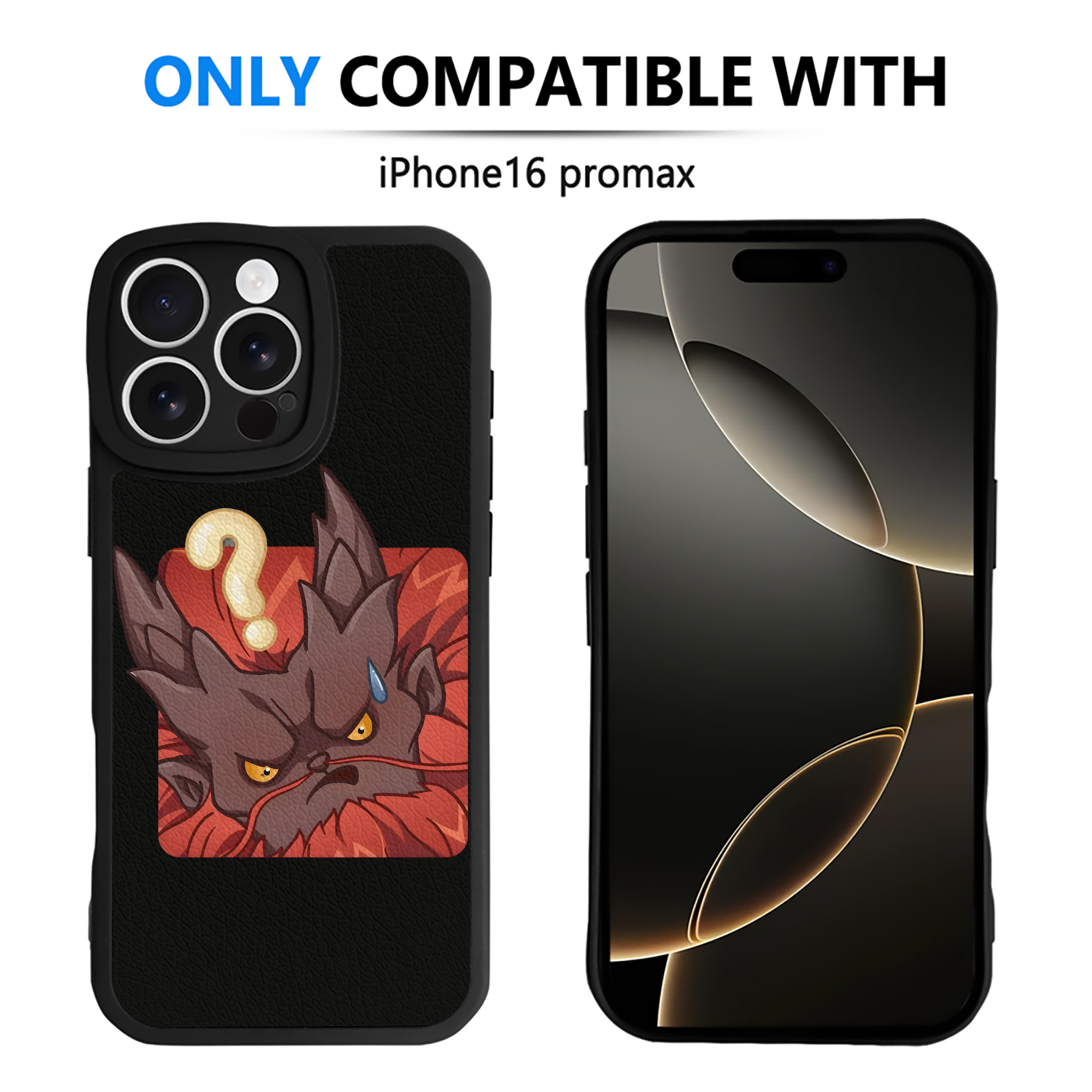 （画像用） Ne Zha 2 ナタ 魔童の大暴れ 【iPhone 16シリーズ対応】シリコンスマホケース（レザー調） 材質：シリコン